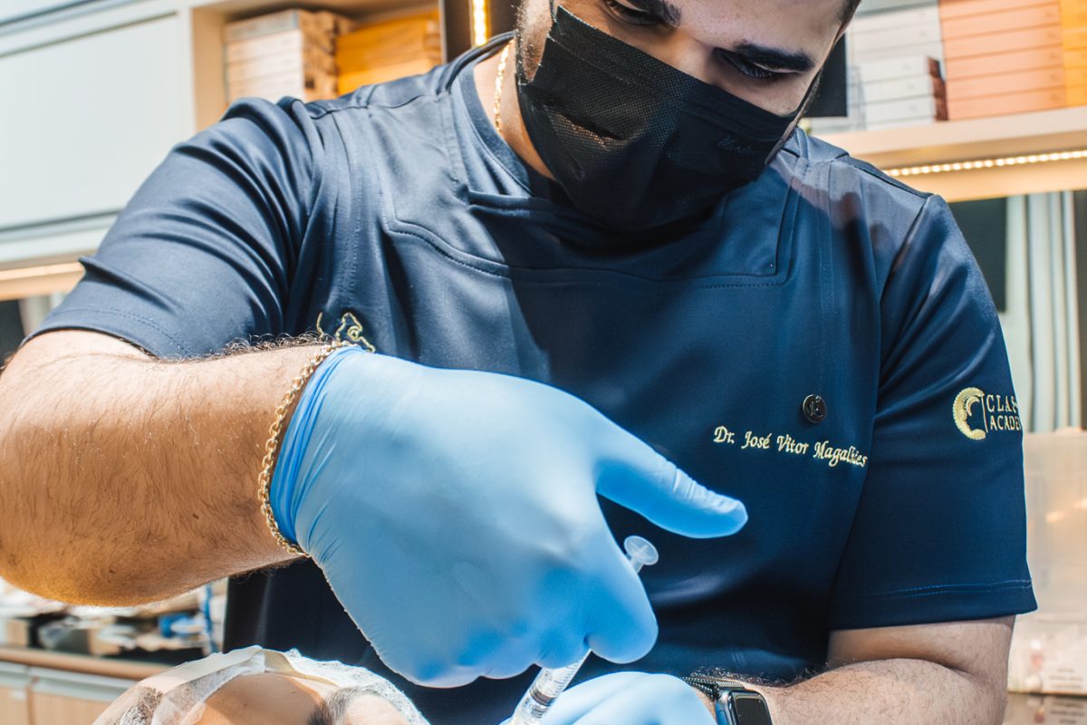 Seja modelo no nosso curso de fios de sustentação